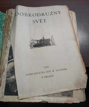 Dobrodružný svět 1929 - ročník III. - ILUSTRACE ZDENĚK BURIAN - ZŘEJMĚ NEKOMPLETNÍ !!
