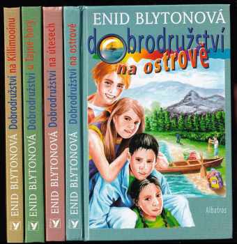 Enid Blyton: Dobrodružství 1 - 4 - Dobrodružství na ostrově + Dobrodružství na útesech + Dobrodružství u Tajné hory + Dobrodružství Killimooinu