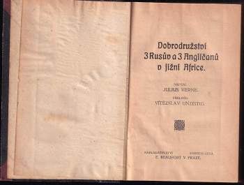 Jules Verne: Dobrodružství 3 Rusův a 3 Angličanů v jižní Africe