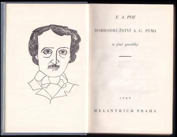 Edgar Allan Poe: Dobrodružství A.G.Pyma a jiné povídky