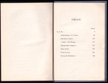 Edgar Allan Poe: Dobrodružství A.G.Pyma a jiné povídky