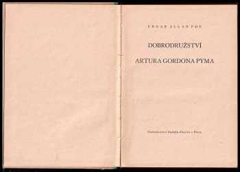 Edgar Allan Poe: Dobrodružství Artura Gordona Pyma