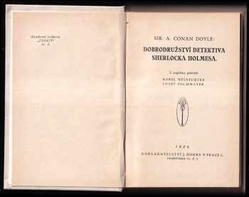 Arthur Conan Doyle: Dobrodružství detektiva Sherlocka Holmesa