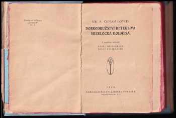 Arthur Conan Doyle: Dobrodružství detektiva Sherlocka Holmesa