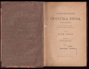 Mark Twain: Dobrodružství Frantíka Finna