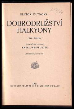 Elinor Glyn: Dobrodružství Halkyony