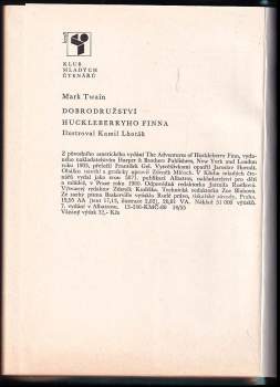 Mark Twain: Dobrodružství Huckleberryho Finna