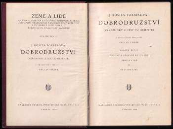 Rosita Forbes: Dobrodružství