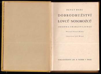 Bengt Berg: Dobrodružství lovců nosorožců