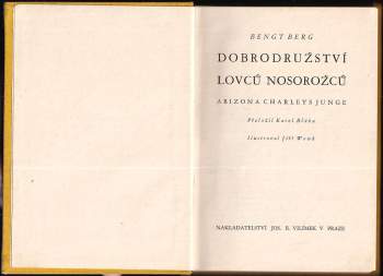 Bengt Berg: Dobrodružství lovců nosorožců