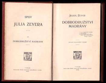 Julius Zeyer: Dobrodružství Madrány
