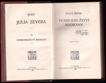 Julius Zeyer: Dobrodružství Madrány