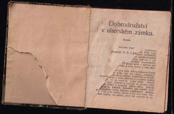 Alexandr D z Jassy-ů: Dobrodružství v uherském zámku
