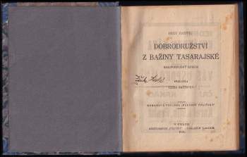 Bret Harte: Dobrodružství z bažiny tasarajské