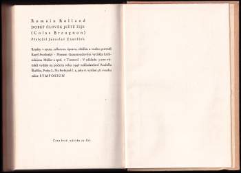Romain Rolland: Dobrý člověk ještě žije