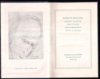 Romain Rolland: Dobrý člověk ještě žije ; Petr a Lucie