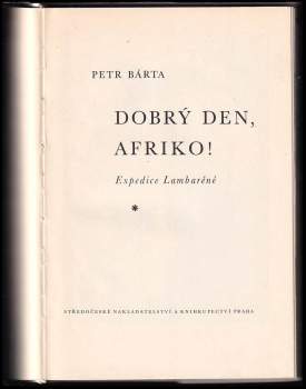 Petr Bárta: Dobrý den, Afriko!