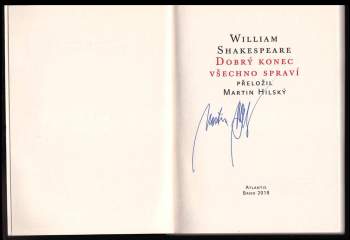 William Shakespeare: Dobrý konec všechno spraví