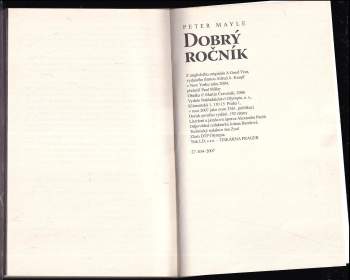 Peter Mayle: Dobrý ročník