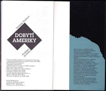 Tzvetan Todorov: Dobytí Ameriky