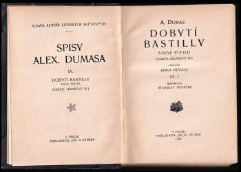 Alexandre Dumas: Dobytí Bastilly