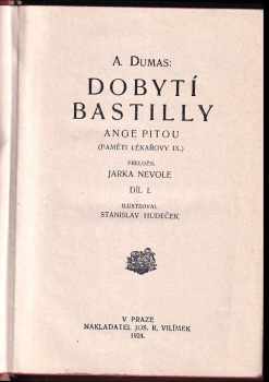 Alexandre Dumas: Dobytí Bastilly