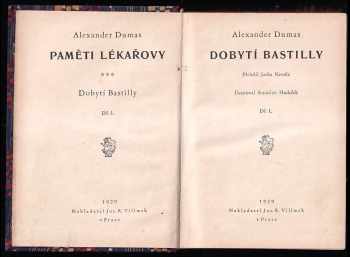Alexandre Dumas: Dobytí Bastilly