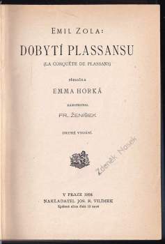 Émile Zola: Dobytí Plassansu