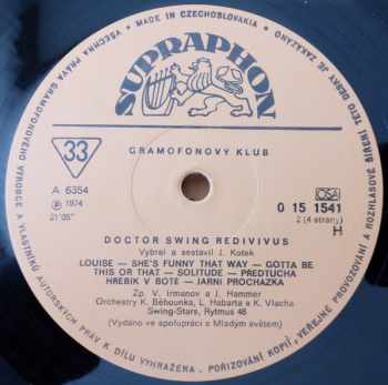 Doctor Swing Redivivus (Československý Swing Do Roku 1947) 2xLP + BOX
