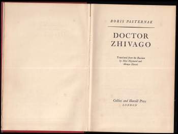 Boris Leonidovič Pasternak: Doctor Zhivago