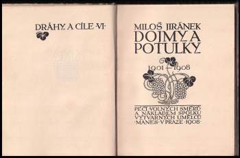 Miloš Jiránek: Dojmy a potulky