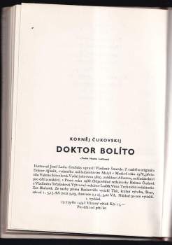 Kornej Ivanovič Čukovskij: Doktor Bolíto