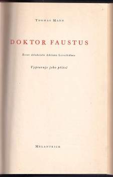 Thomas Mann: Doktor Faustus