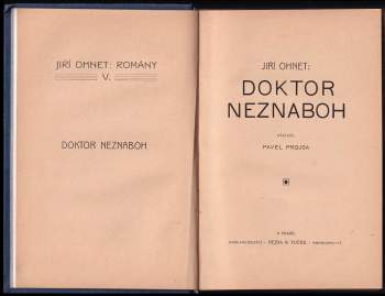 Georges Ohnet: Doktor Neznaboh