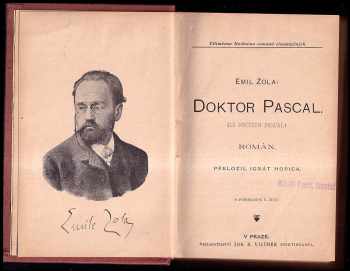 Émile Zola: Doktor Pascal 1. ČESKÉ VYDÁNÍ