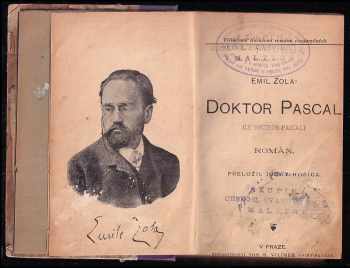 Émile Zola: Doktor Pascal 1. ČESKÉ VYDÁNÍ