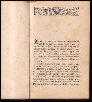 Émile Zola: Doktor Pascal