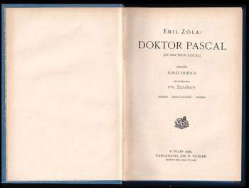 Émile Zola: Doktor Pascal