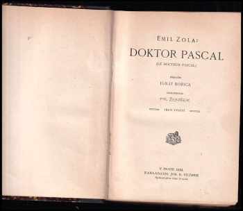 Émile Zola: Doktor Pascal