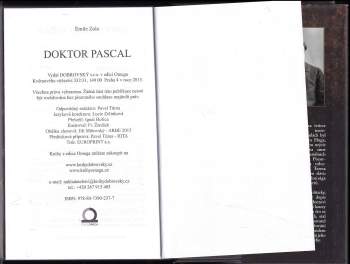 Émile Zola: Doktor Pascal