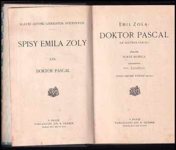 Émile Zola: Doktor Pascal = (Le Docteur Pascal)