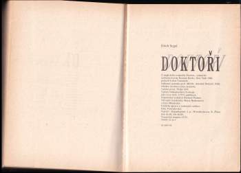 Erich Segal: Doktoři