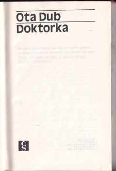 Ota Dub: Doktorka