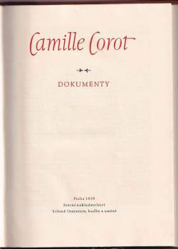 Jean Baptiste Camille Corot: Dokumenty