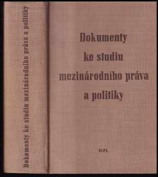 Dokumenty ke studiu mezinárodního práva a politiky