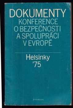 Dokumenty Konference o bezpečnosti a spolupráci v Evropě, Helsinky '75