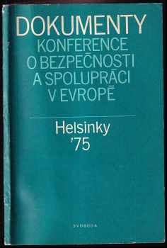 Dokumenty Konference o bezpečnosti a spolupráci v Evropě, Helsinky '75