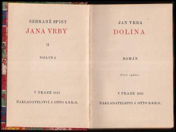 Jan Vrba: Dolina