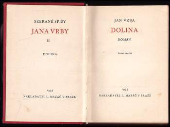 Jan Vrba: Dolina