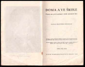 František Jungwirth: Doma a ve škole